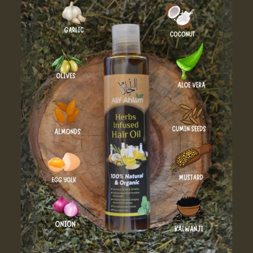 Alif Ahlam herbs infused Hair oil
