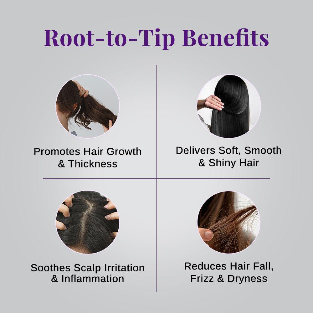 Buy 1 Get 1 Free Rosemary & Rice Water Hair Growth Spray